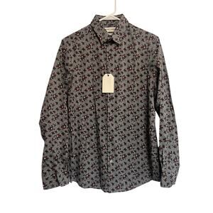 Crosby & Howard Floral Button Up Dress Shirt Men’s Size Medium NWT